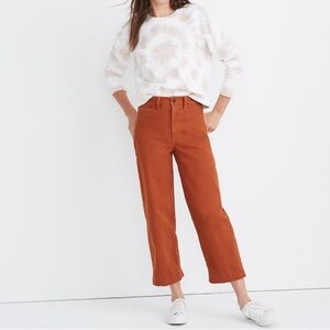 Madewell Emmett Wide Leg Crop Jeans